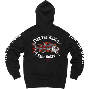 Red Flame Tuna Hoodie